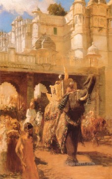 Una procesión real árabe Edwin Lord Weeks Pinturas al óleo